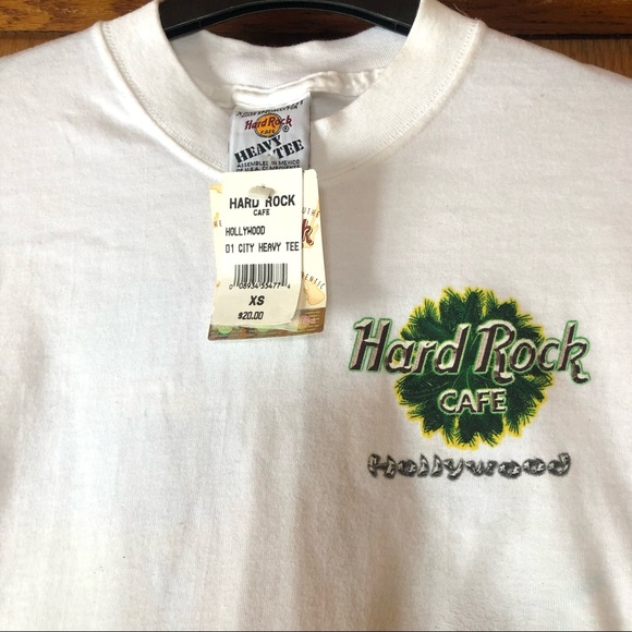 NWT Hard Rock Cafe Hollywood Tee XS - Picture 4 of 10